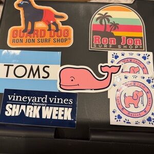 Preppy Beachy Sticker Collection | Vineyard Vines | Tom’s | Ron Jon| Puppie Love